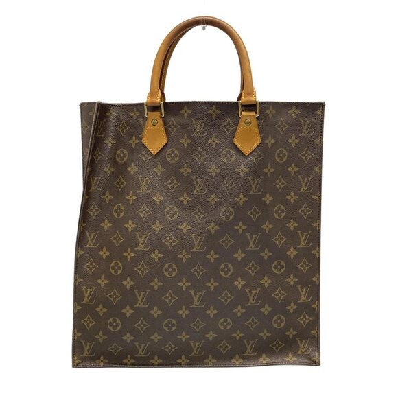 Auth LOUIS VUITTON Sac Plat M51140 Monogram - MI0020 Handbag Monogram Canvas - Picture 2 of 14